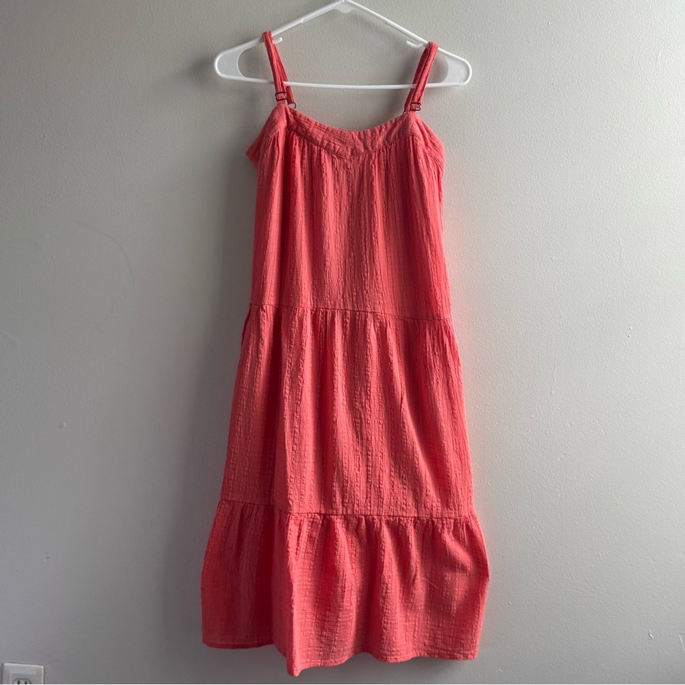 Knox Rose Textured Coral Dress